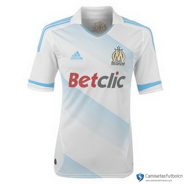 Camiseta Marsella Primera equipo Retro 2011 2012 Blanco